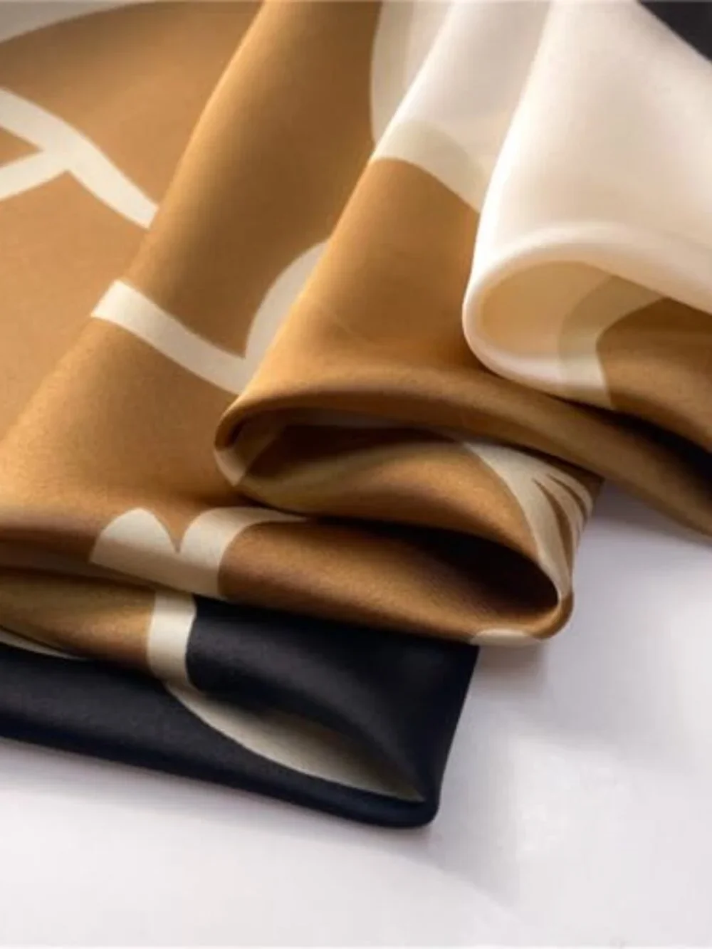 100% Pure Mulberry Silk Square Scarf 27x27
